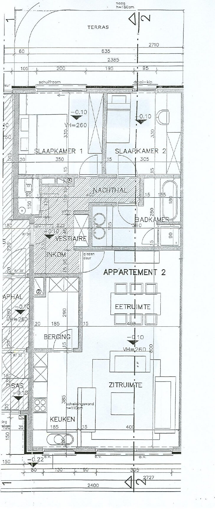 Plattegrond van de woning